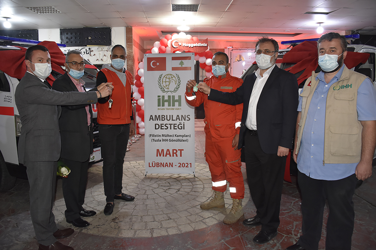 Lübnan’daki Filistinli mültecilere eğitim ve sağlık desteği